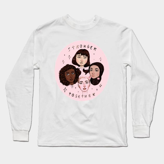 Stronger Together Long Sleeve T-Shirt by chiaraLBart